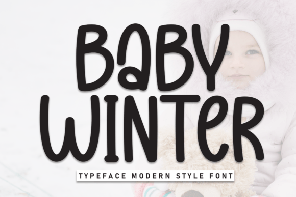 Baby Winter: A Playful Handwritten Display Font for Crafters