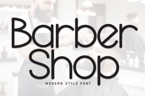 Barber Shop Font: A Handwritten Display Font for Campaign Design
