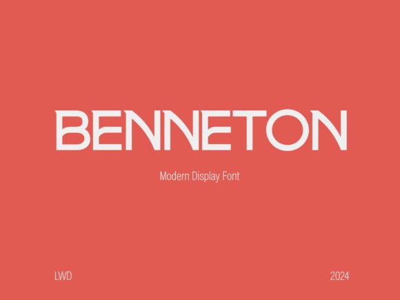 Benneton Font: Athletic Elegance for Small Business Branding