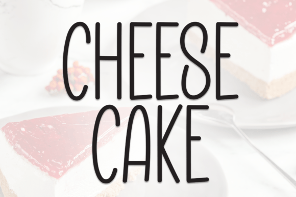 Cheese Cake Font: A Handwritten Display Typeface for Brand Design