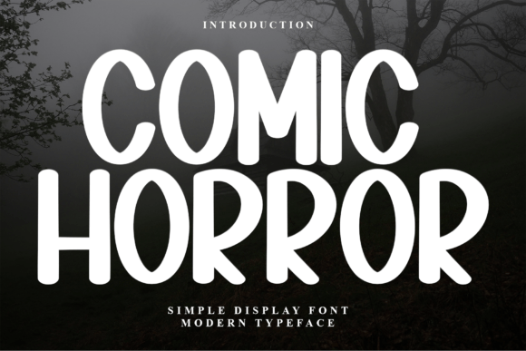 Comic Horror Font: Playful Display for Spooky Campaigns