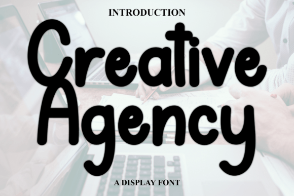 Creative Agency: A Bold Handwritten Font for Digital Branding