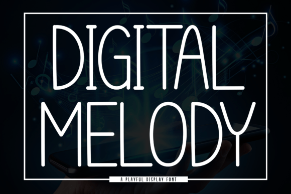 Digital Melody: A Handwritten Font for Branding and Small Business Design