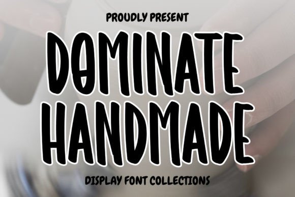 Dominate Handmade: A Playful Display Font for Holiday Branding