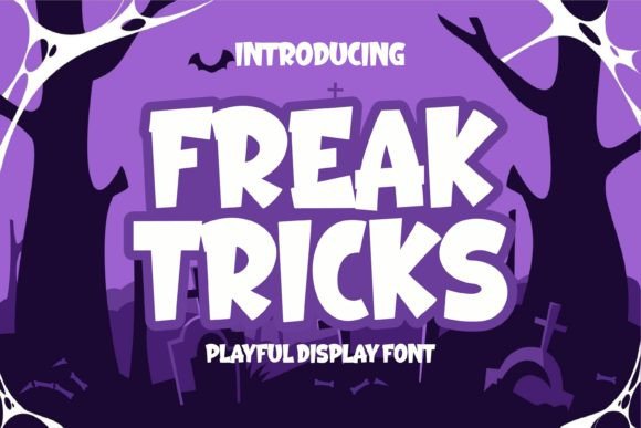 Freak Tricks: A Wild Display Font for Bold Designs