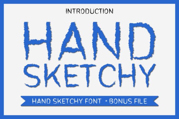 Hand Sketchy Display Font for Vibrant Digital Branding