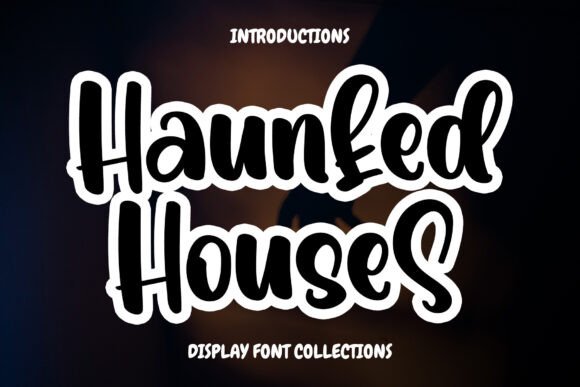 Haunted Houses Font for Web Design: A Display Typeface That Charms
