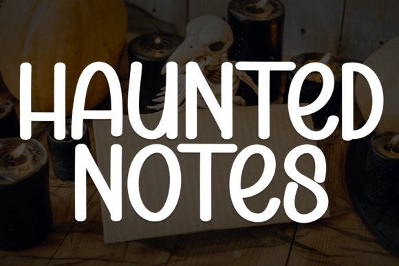 Haunted Notes: A Spooky Handwritten Font for Campaign Design