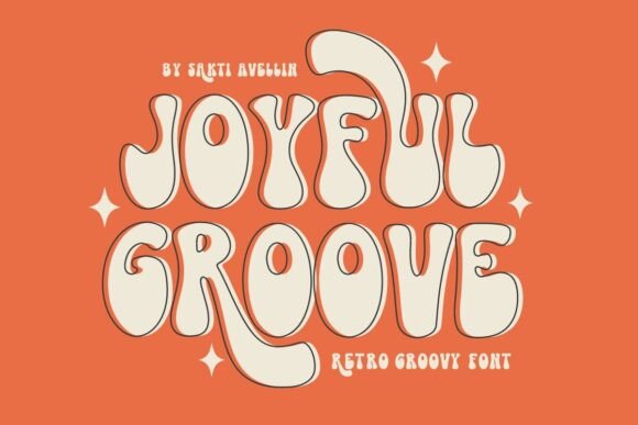 Joyful Groove: A Whimsical Display Font for Festive Campaigns