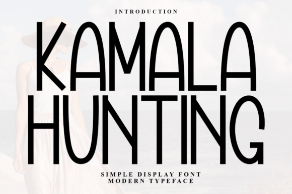 Kamala Hunting Display Font for Branding and Logo Design