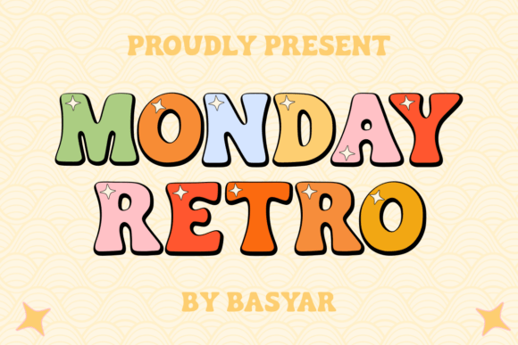 Monday Retro: A Playful Display Font for Editorial Design