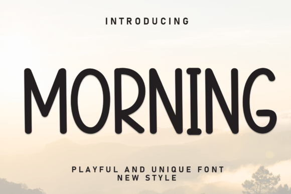 Morning Handwritten Font: Sweet Display Font for Crafters and Sellers
