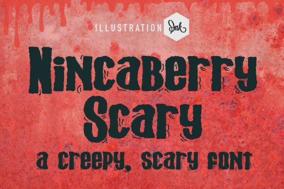 Nincaberry Scary Review: A Hand-Crafted Display Font for Editorial Layouts