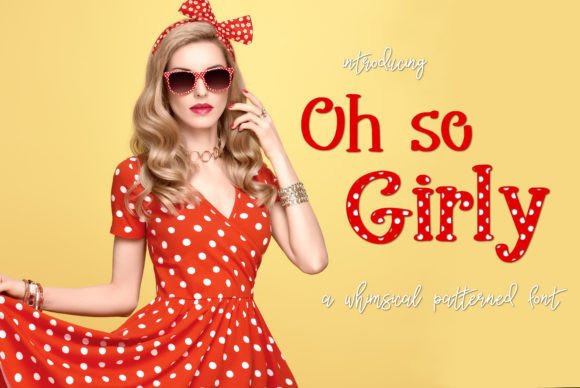 Oh so Girly Script Font for Playful and Elegant Small Business Branding