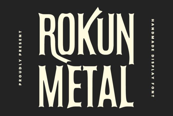 Rokun Metal Review: A Bold Display Font for Small Business Branding