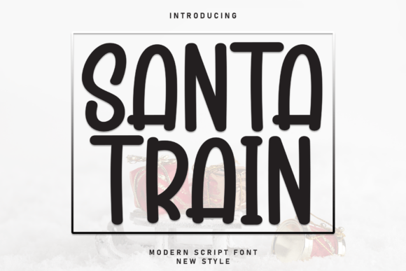 Santa Train Font Review: A Festive Display Typeface for Holiday Makers