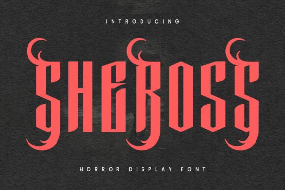 Sheross: A Display Font for Bold Editorial Headlines