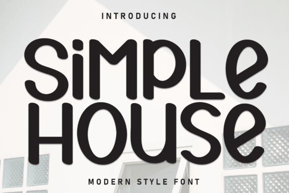 Simple House: A Bold Handwritten Font for Editorial Design