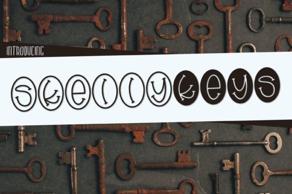 Skelly Keys: A Vintage-Inspired Display Font for Standout Brand Graphics