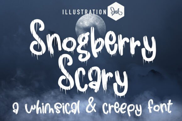 Snogberry Scary Font Review for Campaign Visuals