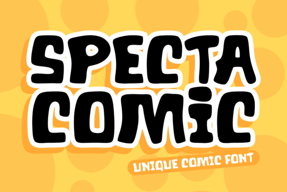 Specta Comic Display Font: Powerful Superhero Style for Makers