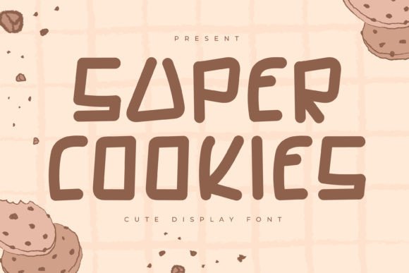 Super Cookies Display Font for Standout Campaign Graphics