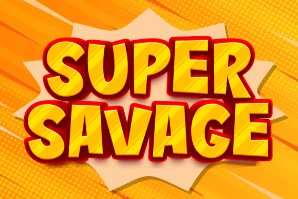 Super Savage Font for Bold Digital Headlines