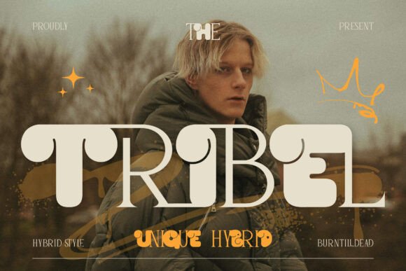 Tribel: A Playful Serif Display Font for Editorial Design