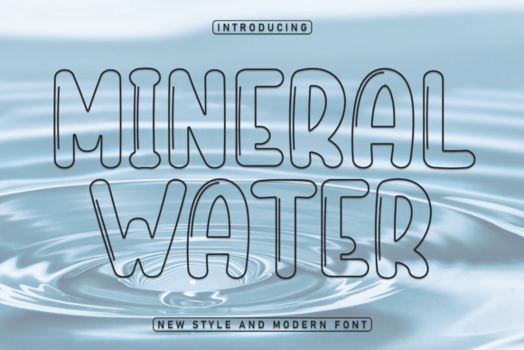 Using Mineral Water Display Font for a Boutique Website Redesign